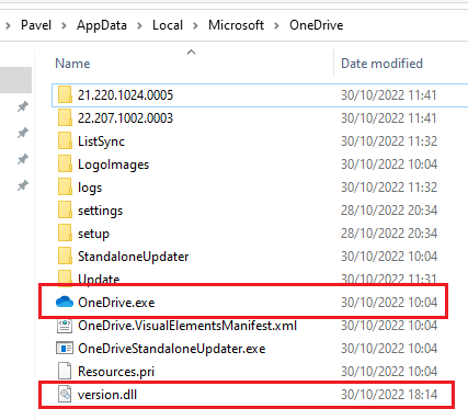 OneDrive version.dll