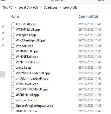 Spartacus Proxy DLLs